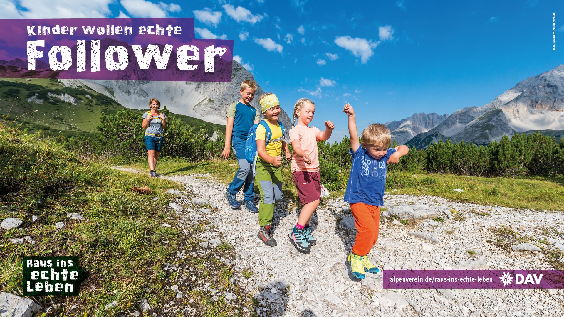 Raus ins echte Leben im Sommer | © DAV / Norbert Freudenthaler